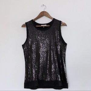 NWT Calvin Klein · Sleeveless Sequin Top Size L
